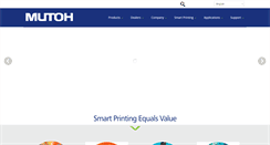 Desktop Screenshot of mutoh.com