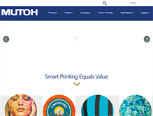 Tablet Screenshot of mutoh.com